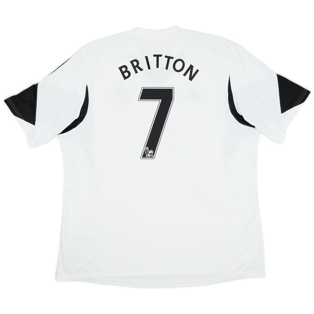2013-14 Swansea Home Shirt Britton #7 - 7/10 - (XXL)
