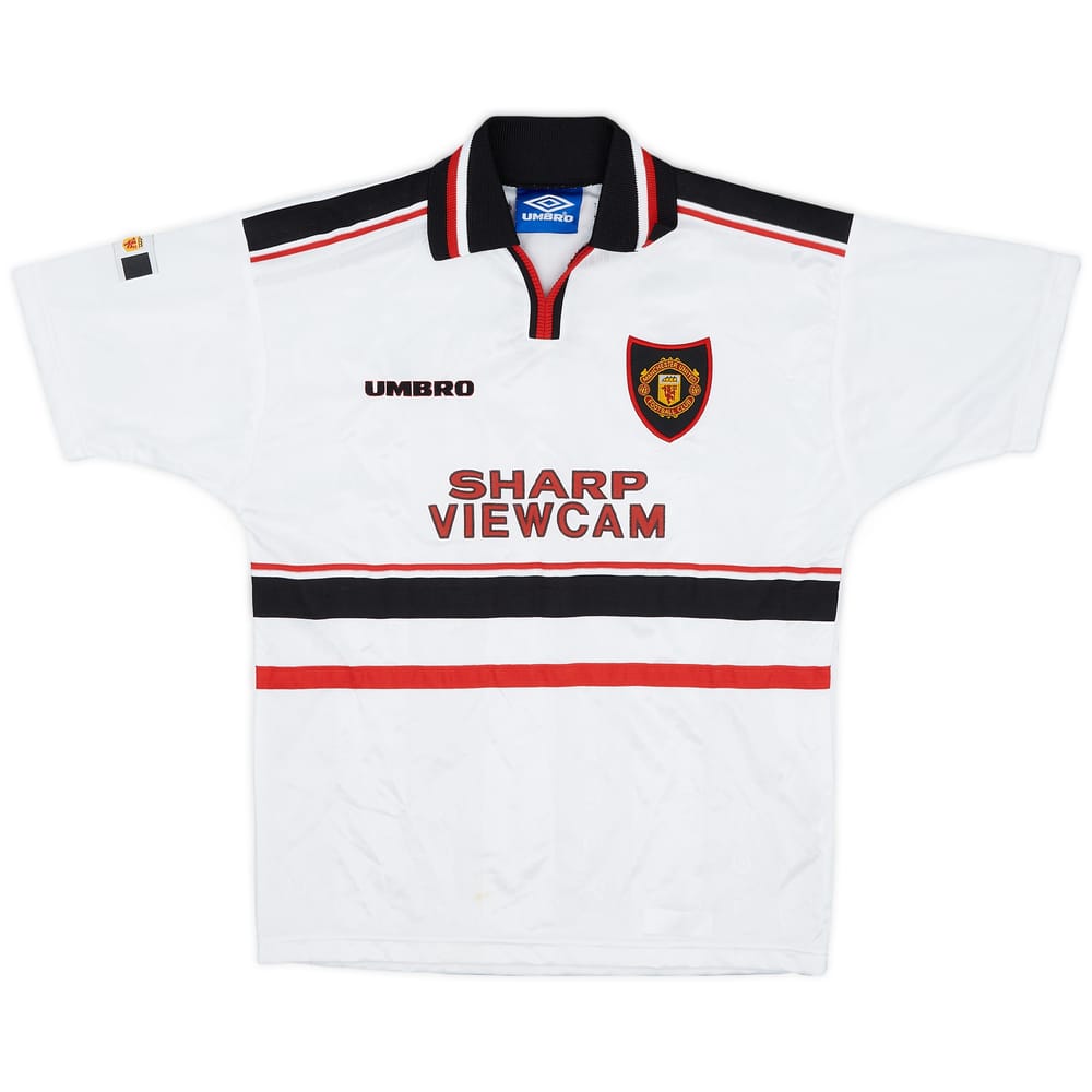 1997-99 Manchester United Away Shirt - 8/10 - (L.Boys)