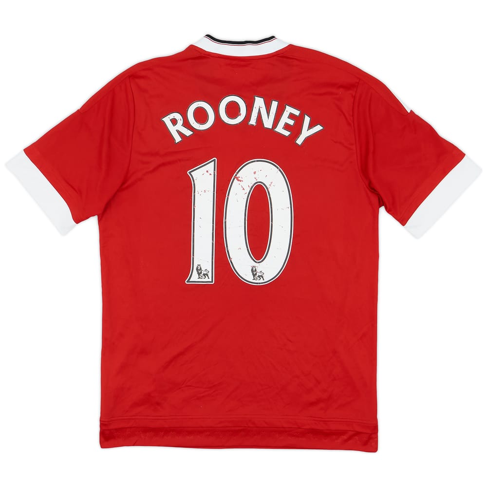 2015-16 Manchester United Home Shirt Rooney #10 - 7/10 - (M)