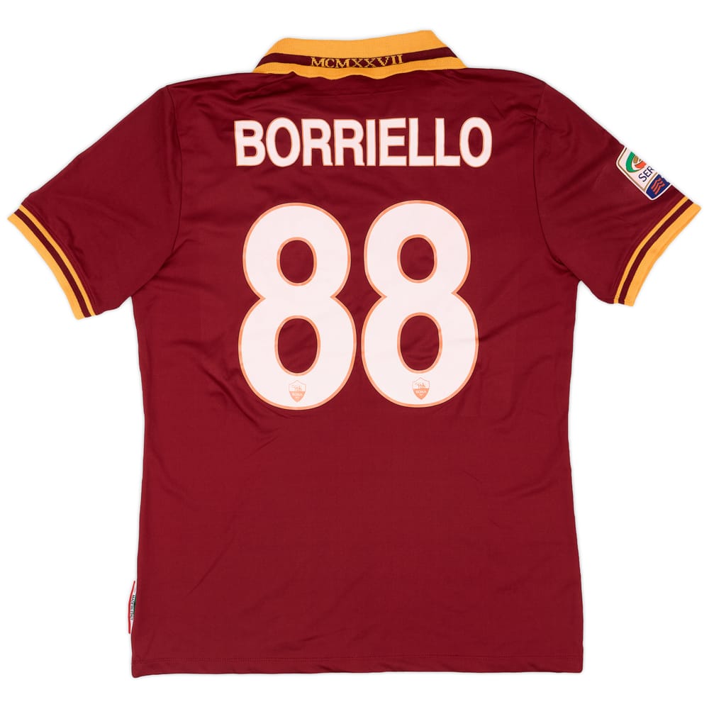 2013-14 Roma Home Shirt Boriello #88 - 8/10 - (M)