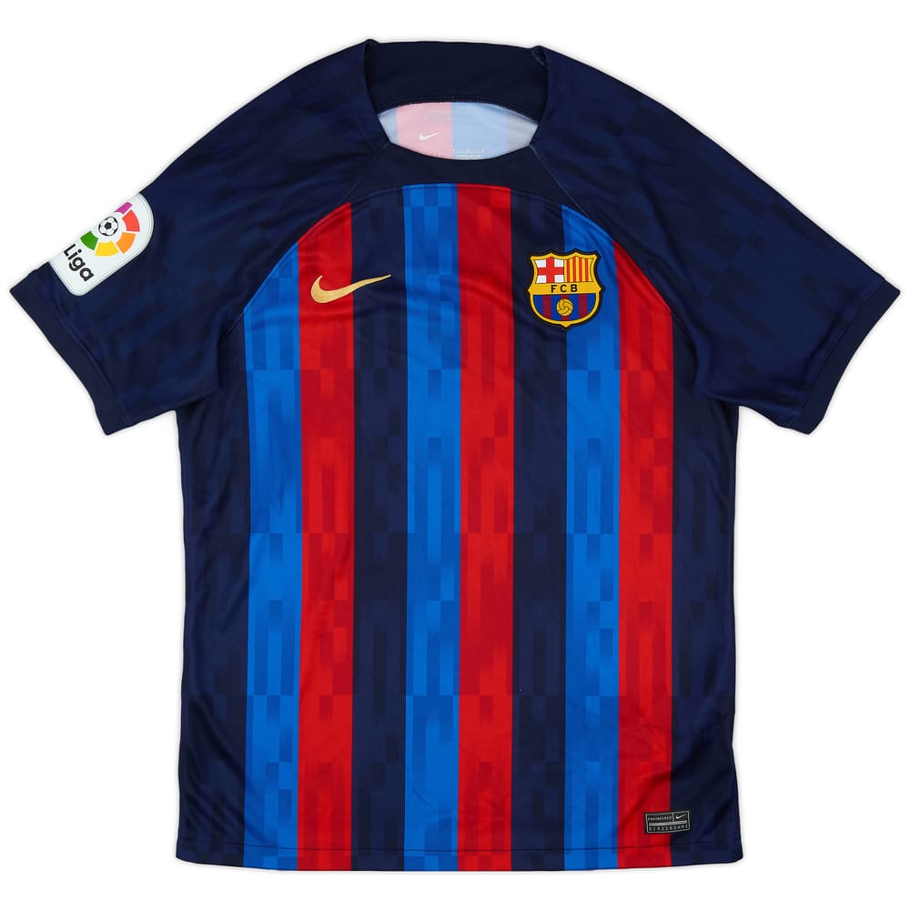 2022-23 Barcelona Home Shirt - 9/10 - (M)