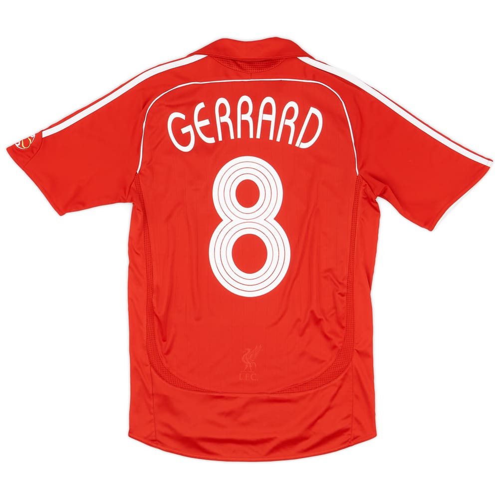 2006-08 Liverpool Home Shirt Gerrard #8 - 5/10 - (S)