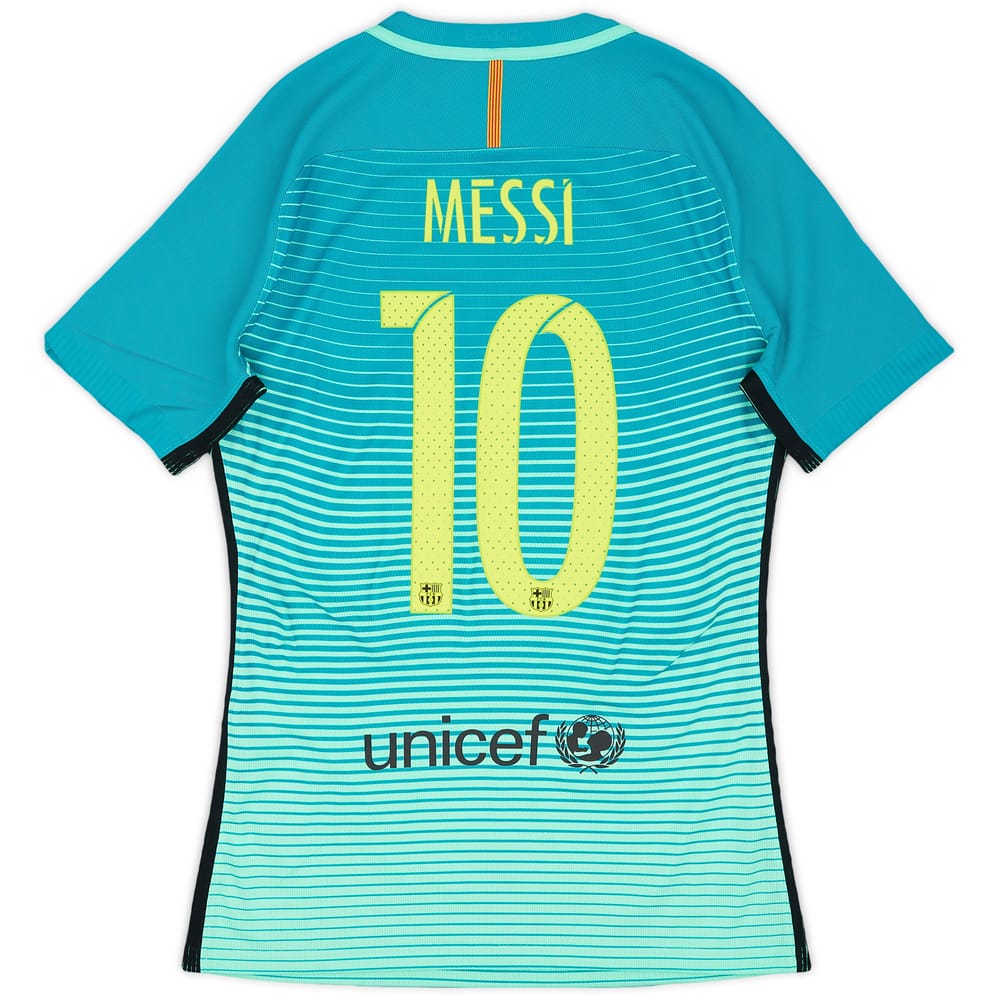 2016-17 Barcelona Authentic Third Shirt Messi #10 (M)