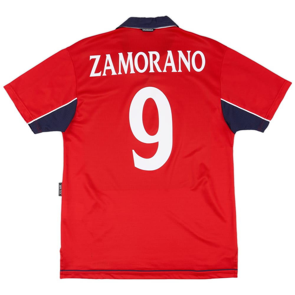 2000-01 Chile Home Shirt Zamorano #9 - 8/10 - (M)