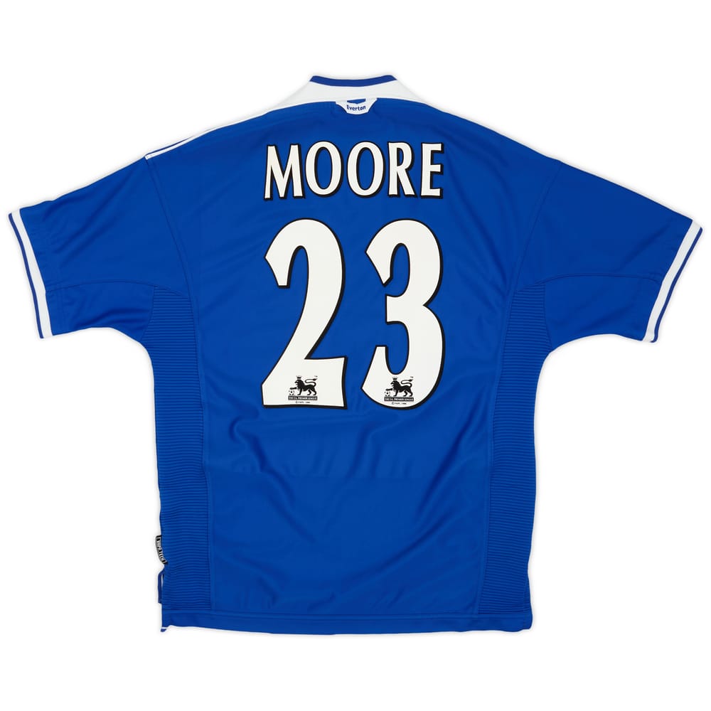 1999-00 Everton Home Shirt Moore #23 - 9/10 - (M)