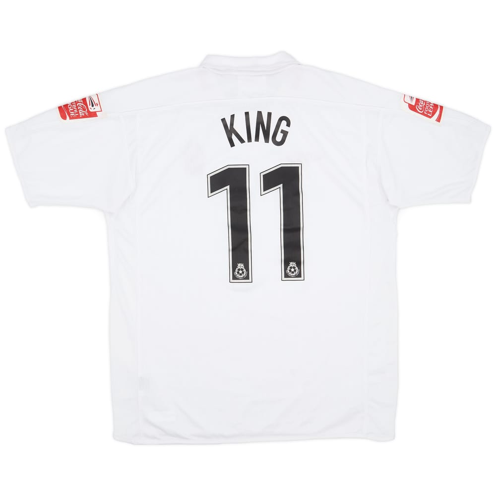 2004-05 Nottingham Forest Match Issue Away Shirt King #11