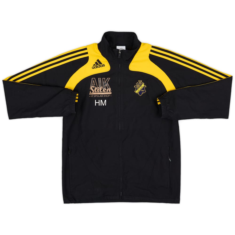2007-08 AIK Stockholm adidas Staff Issue Track Jacket HM - 8/10 - (S)