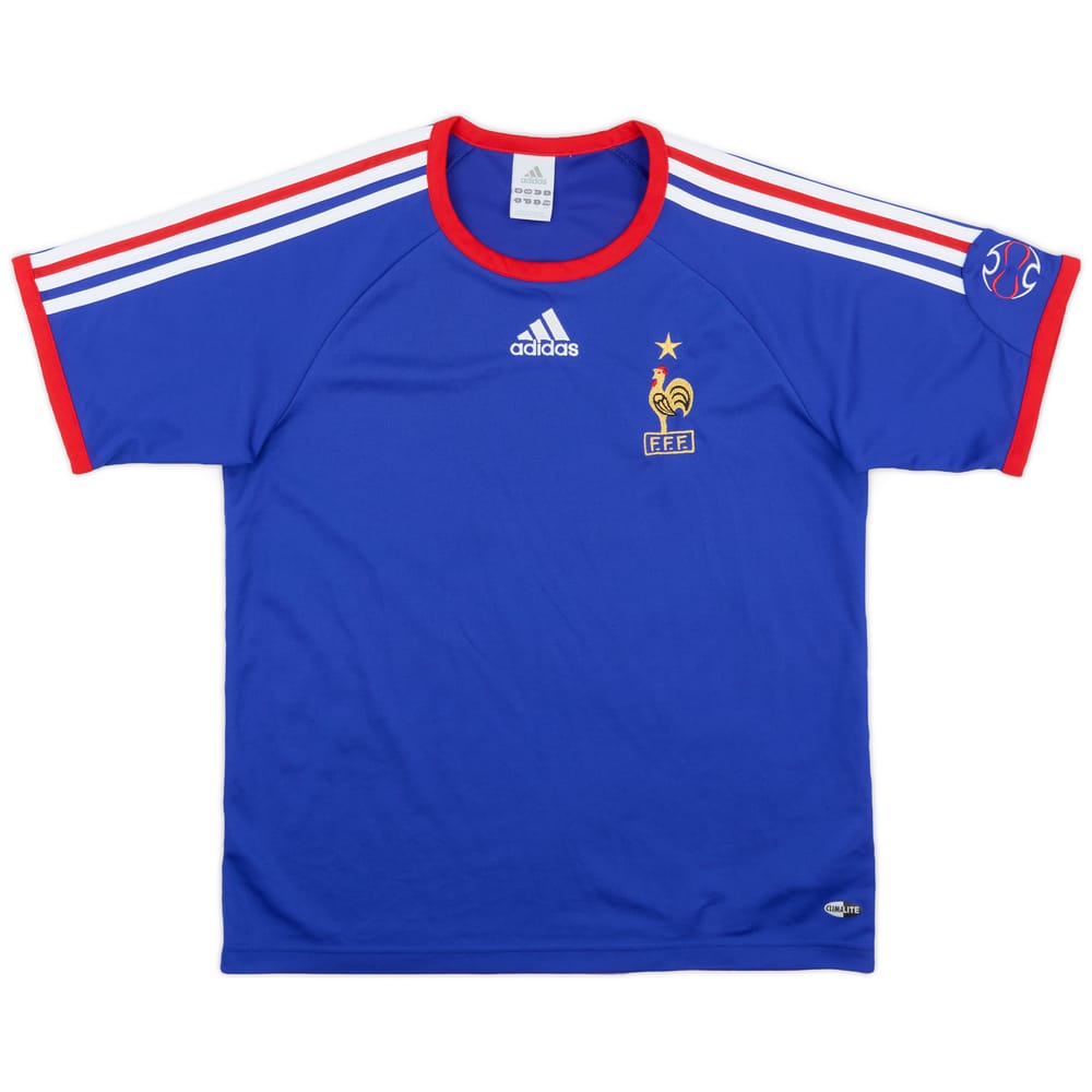 2006-08 France adidas Training Shirt - 9/10 - (S)