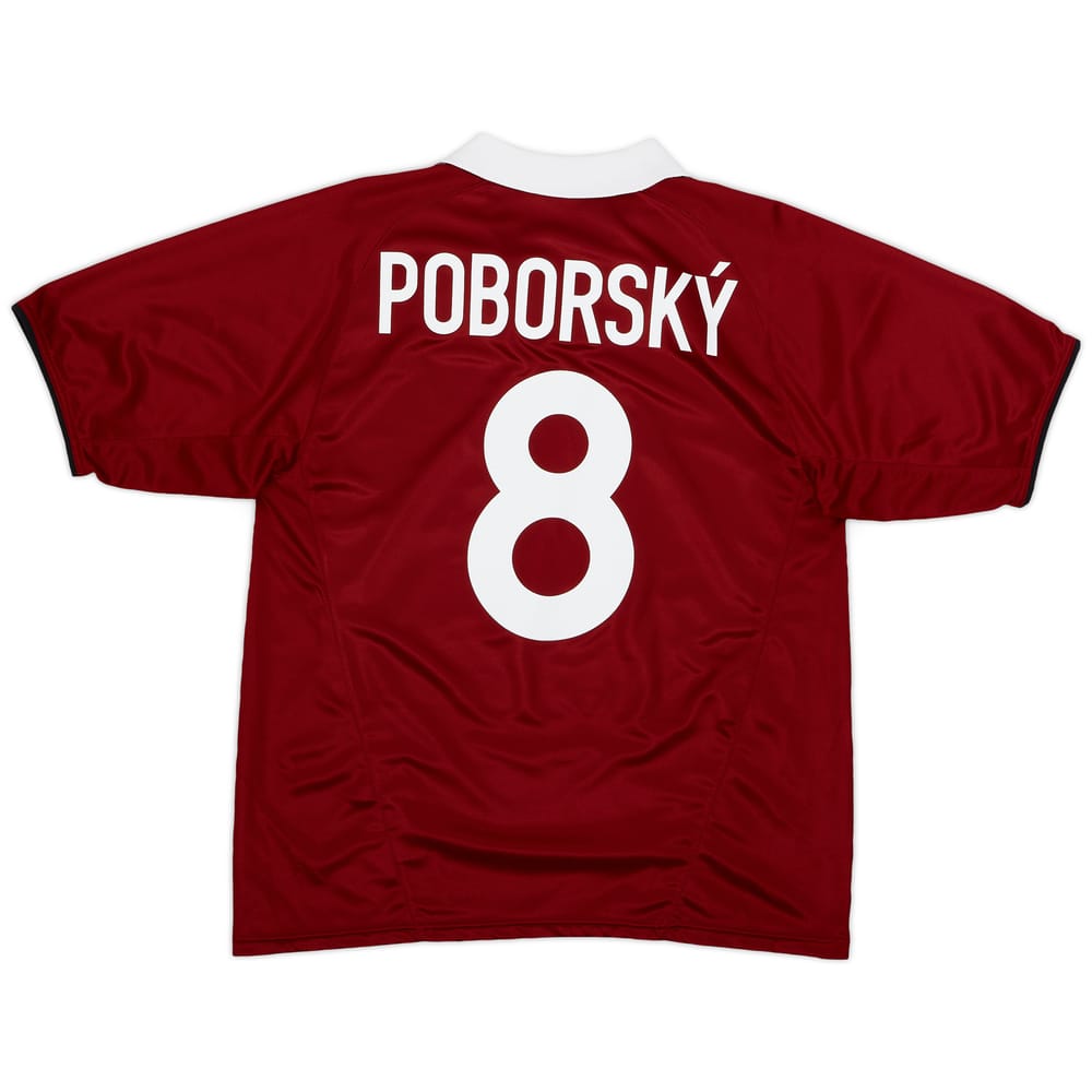 2003-04 Sparta Prague Home Shirt Poborsky #8 - 8/10 - (L)