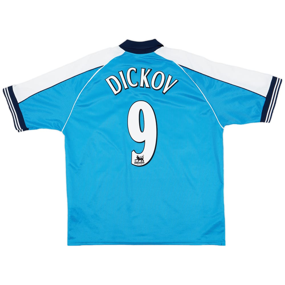 1999-01 Manchester City Home Shirt Dickov #9 - 9/10 - (L)