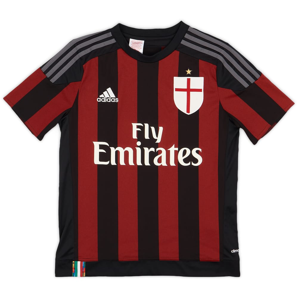 2015-16 AC Milan Home Shirt - 9/10 - (L.Boys)