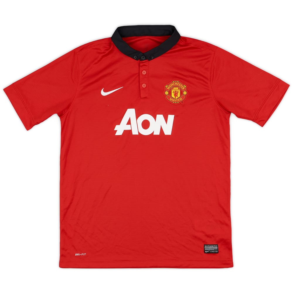 2013-14 Manchester United Home Shirt - 8/10 - (XL.Boys)
