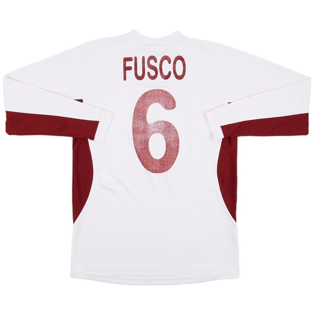 2001-02 Salernitana Away L/S Shirt Fusco #6 - 5/10 - (M)