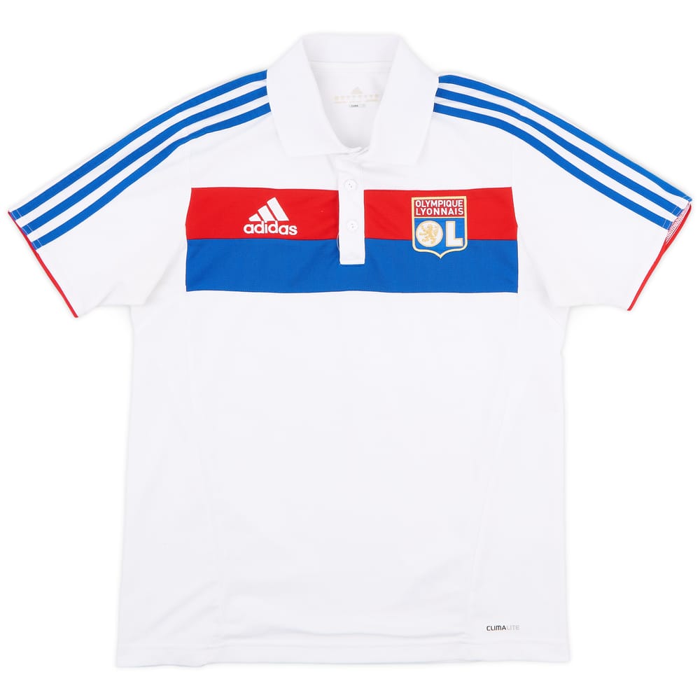 2011-12 Lyon adidas Polo Shirt - 7/10 - (S)