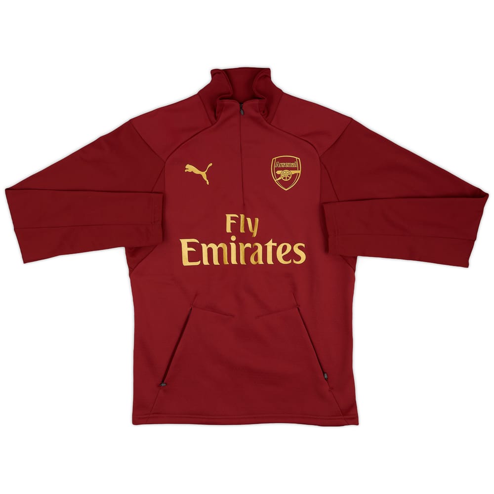 2017-18 Arsenal Puma 1/4 Zip Drill Top - 8/10 - (S)