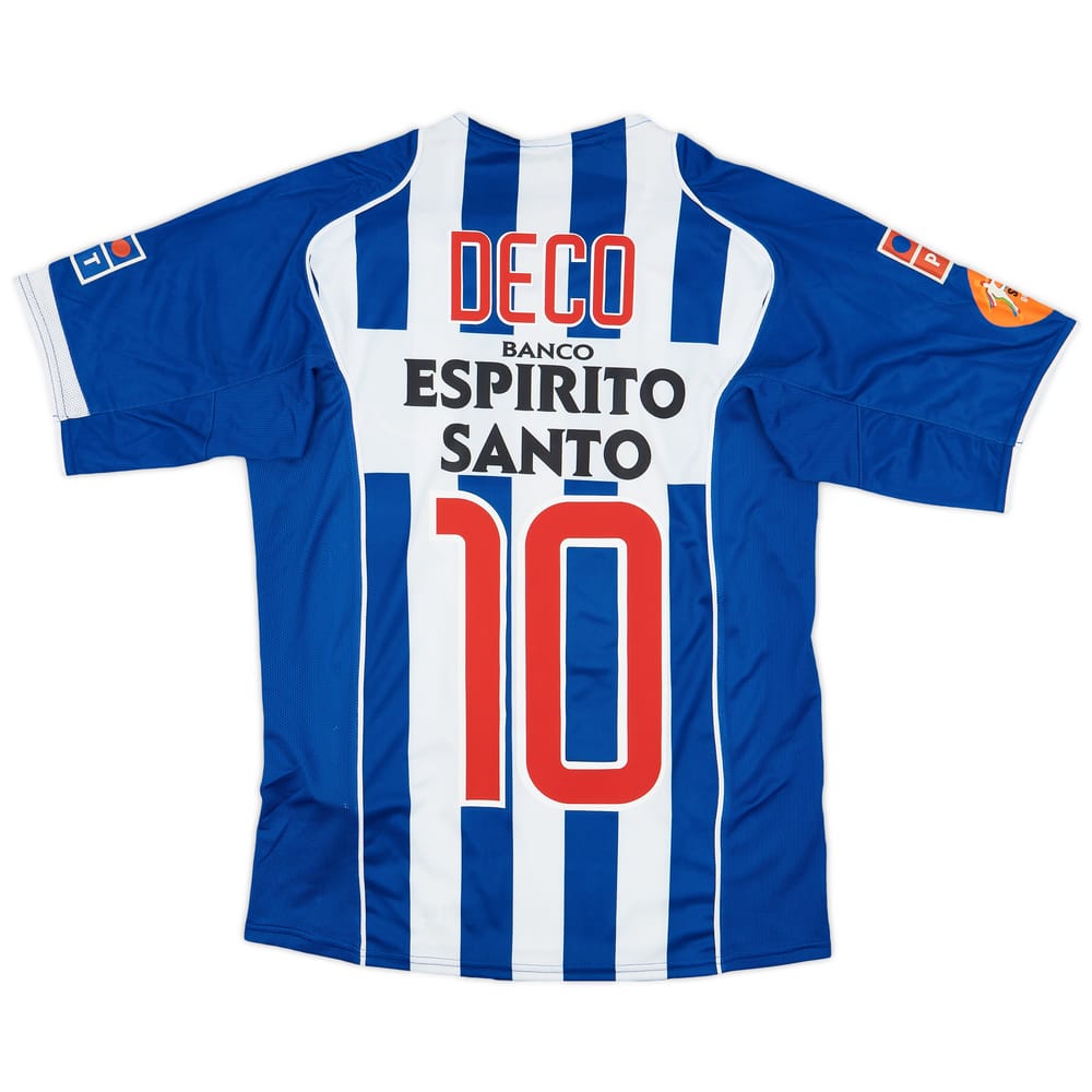 2004-05 Porto Home Shirt Deco #10 - 7/10 - (S)