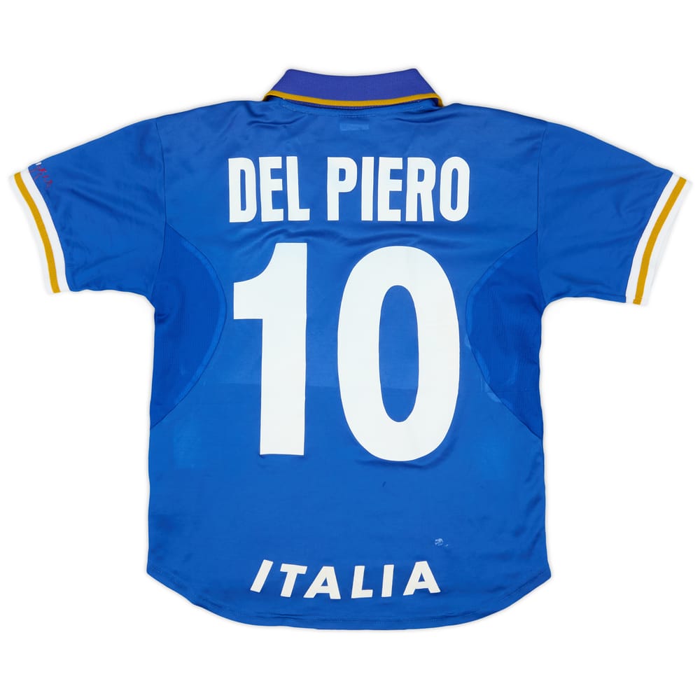 1996-97 Italy Home Shirt Del Piero #10 - 8/10 - (XL.Boys)