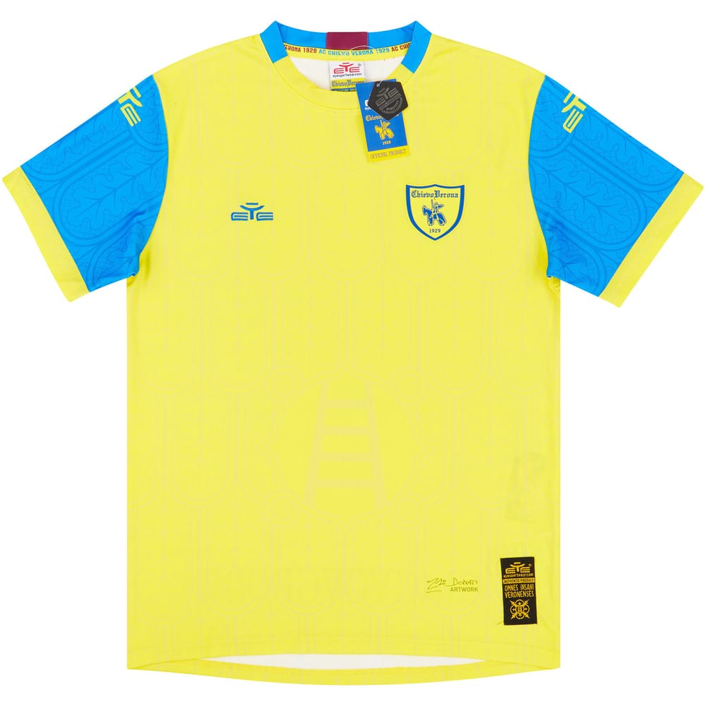 イタリア サッカー Joma Chievo Verona 2001-03 Chievo Verona Joma Training L/S Shirt - 5/10 - (XL)