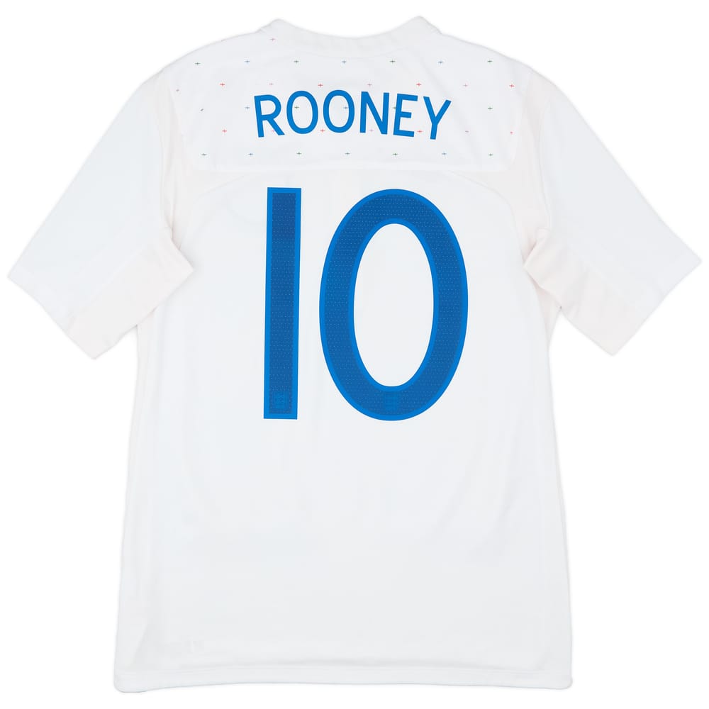2010-11 England Home Shirt Rooney #10 - 9/10 - (M)