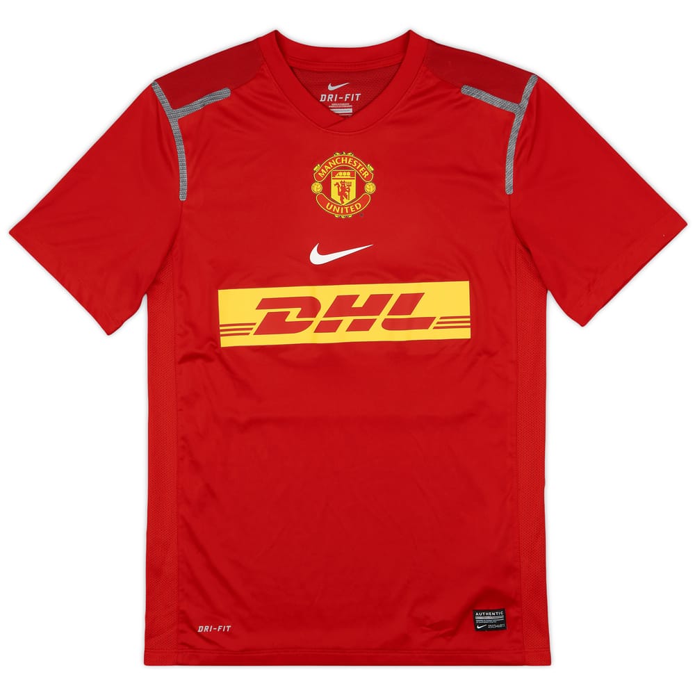 2012-13 Manchester United Player Issue Nike Training Shirt - 8/10 - (S)