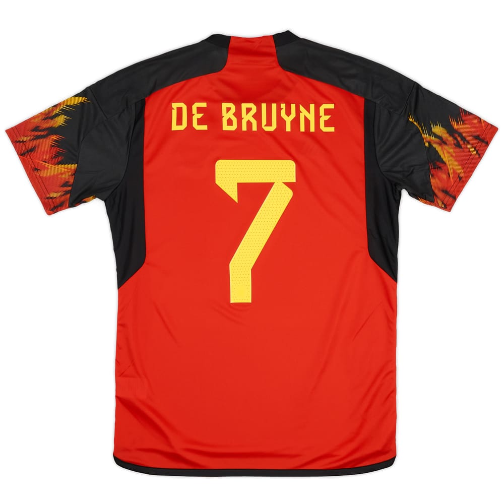 2022-23 Belgium Home Shirt De Bruyne #7