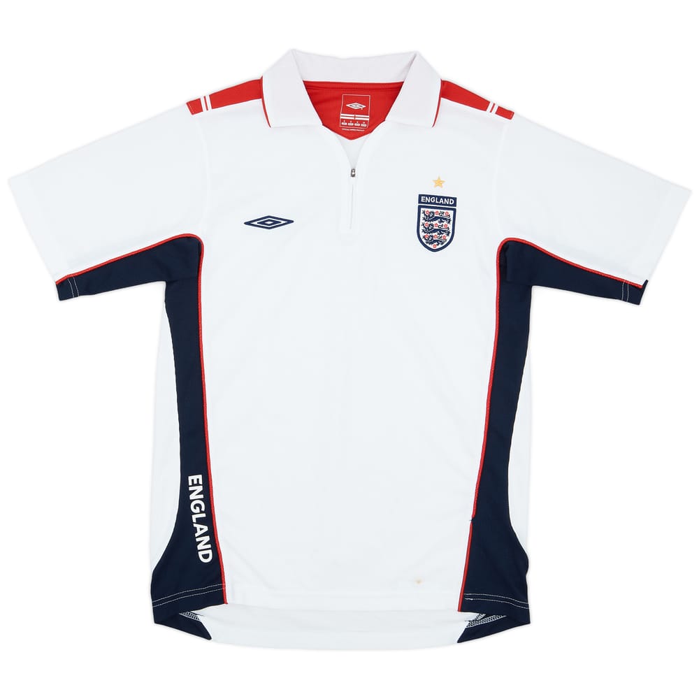 2004-05 England Umbro 1/4 Zip Training Shirt - 8/10 - (S)