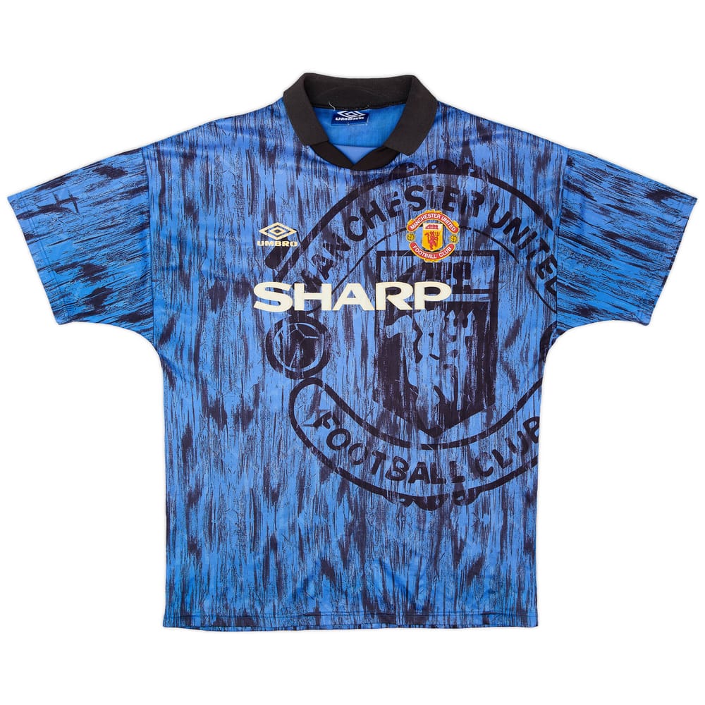1992-93 Manchester United Away Shirt - 7/10 - (L)