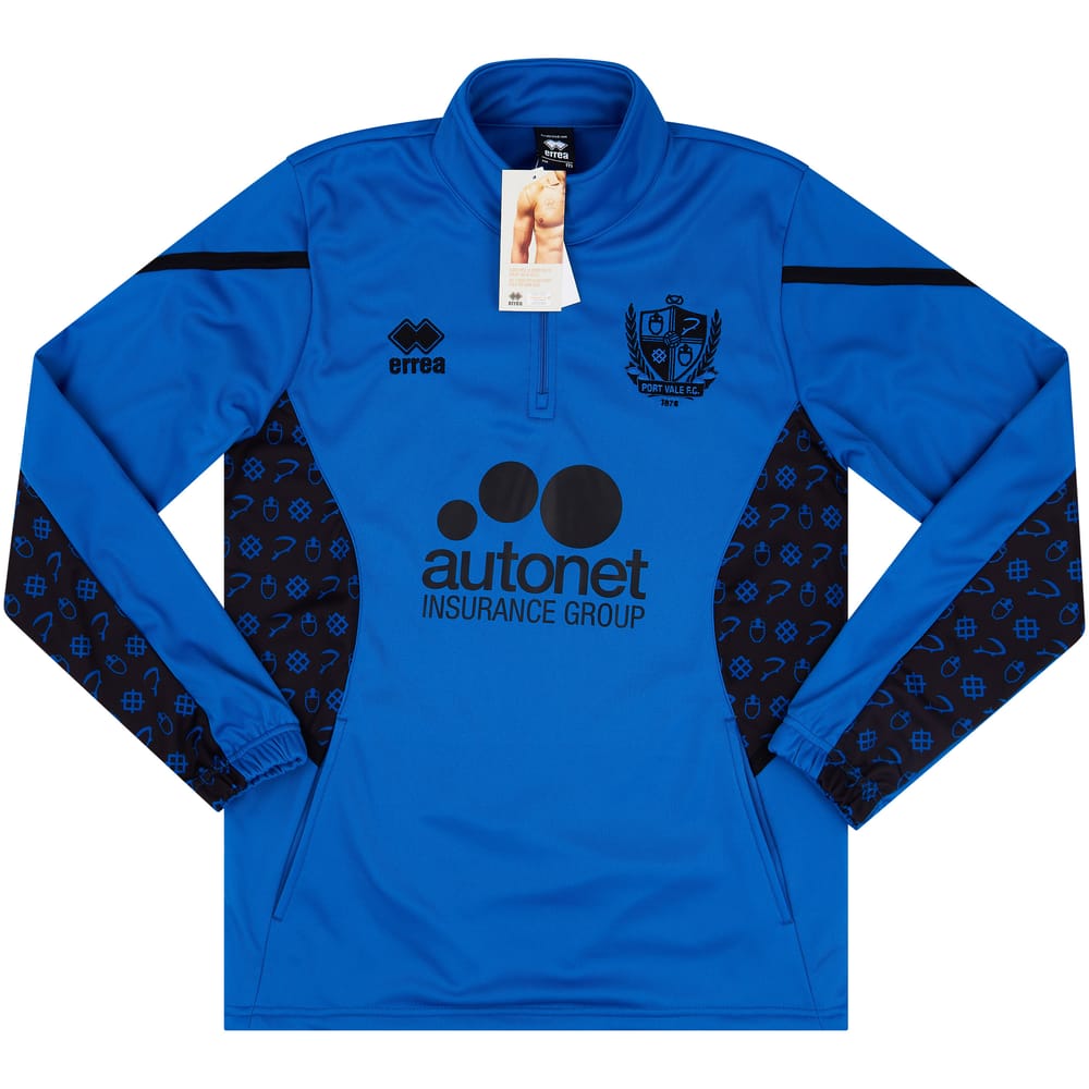 2022-23 Port Vale Errea 1/4 Zip Training Top (S)