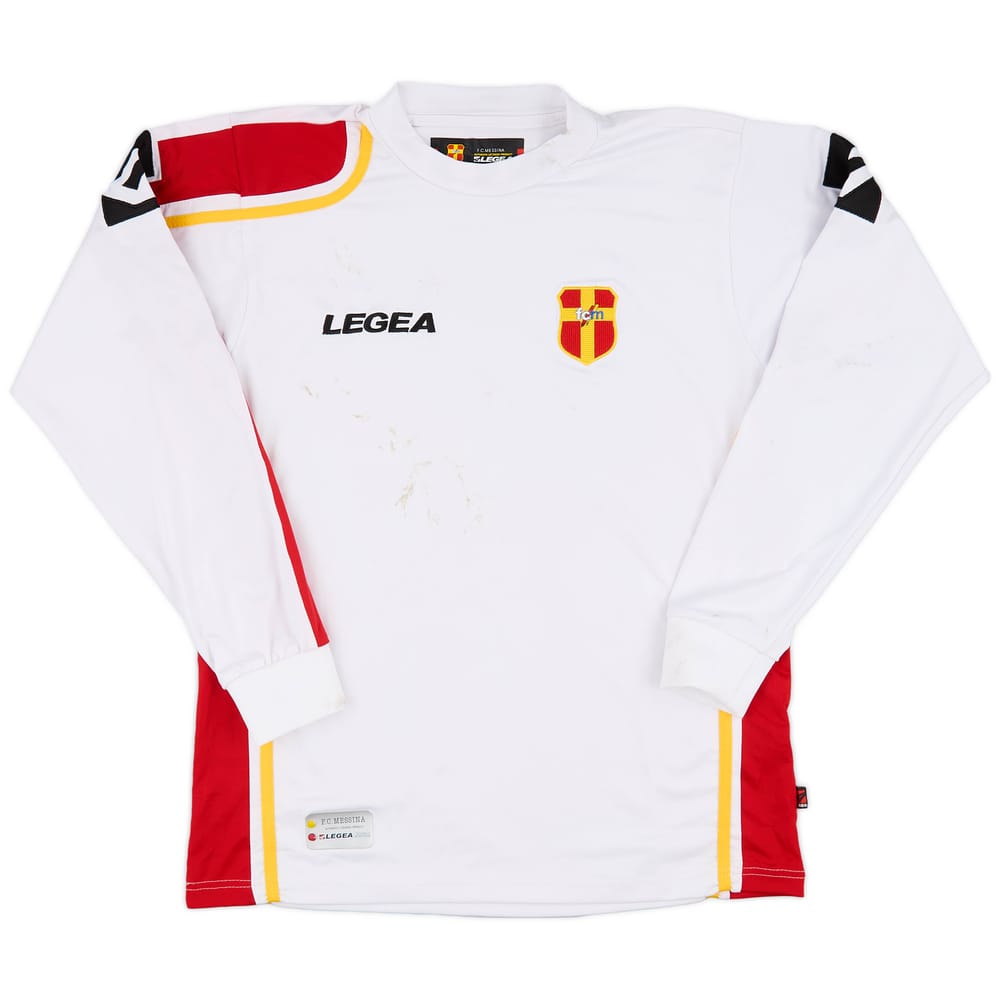 2007-08 Messina Home L/S Shirt - 8/10 - (L)