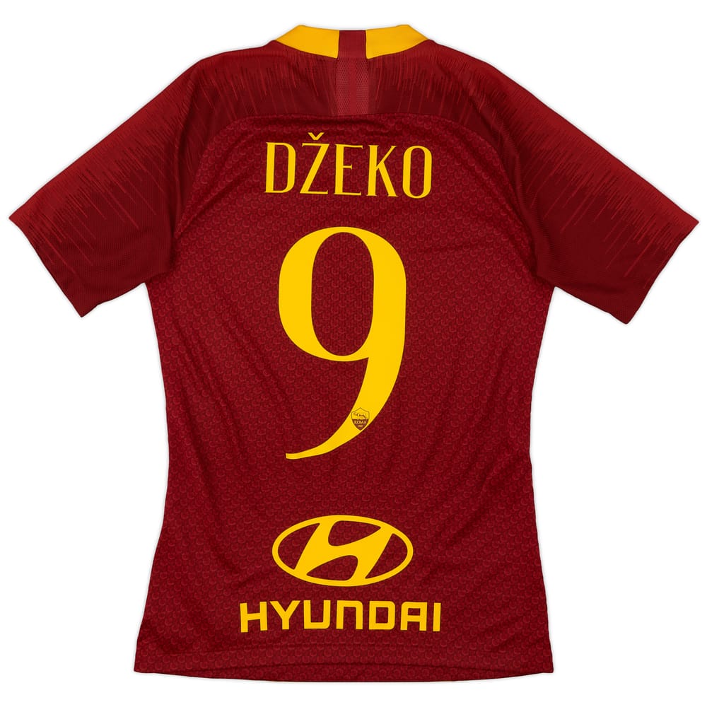 2018-19 Roma Authentic Home Shirt Dzeko #9 - 10/10 - (S)