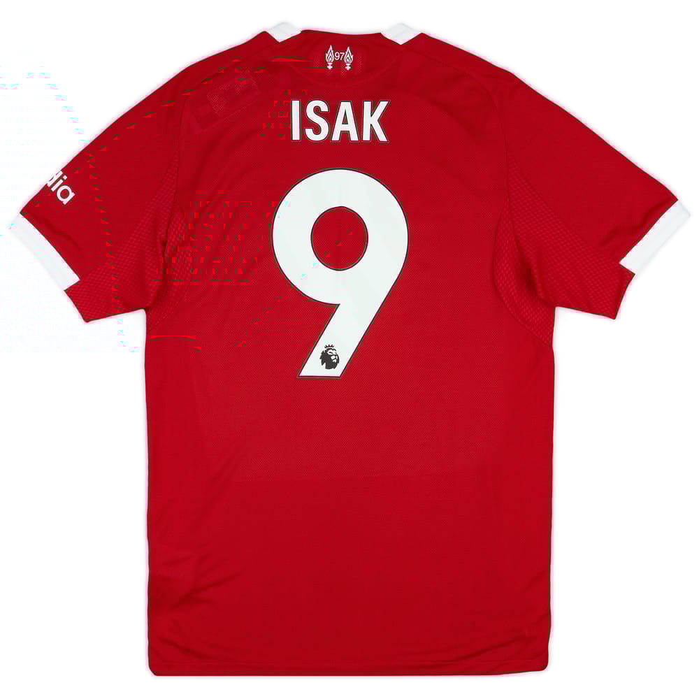 2025-26 Liverpool Authentic Home Shirt Isak #9