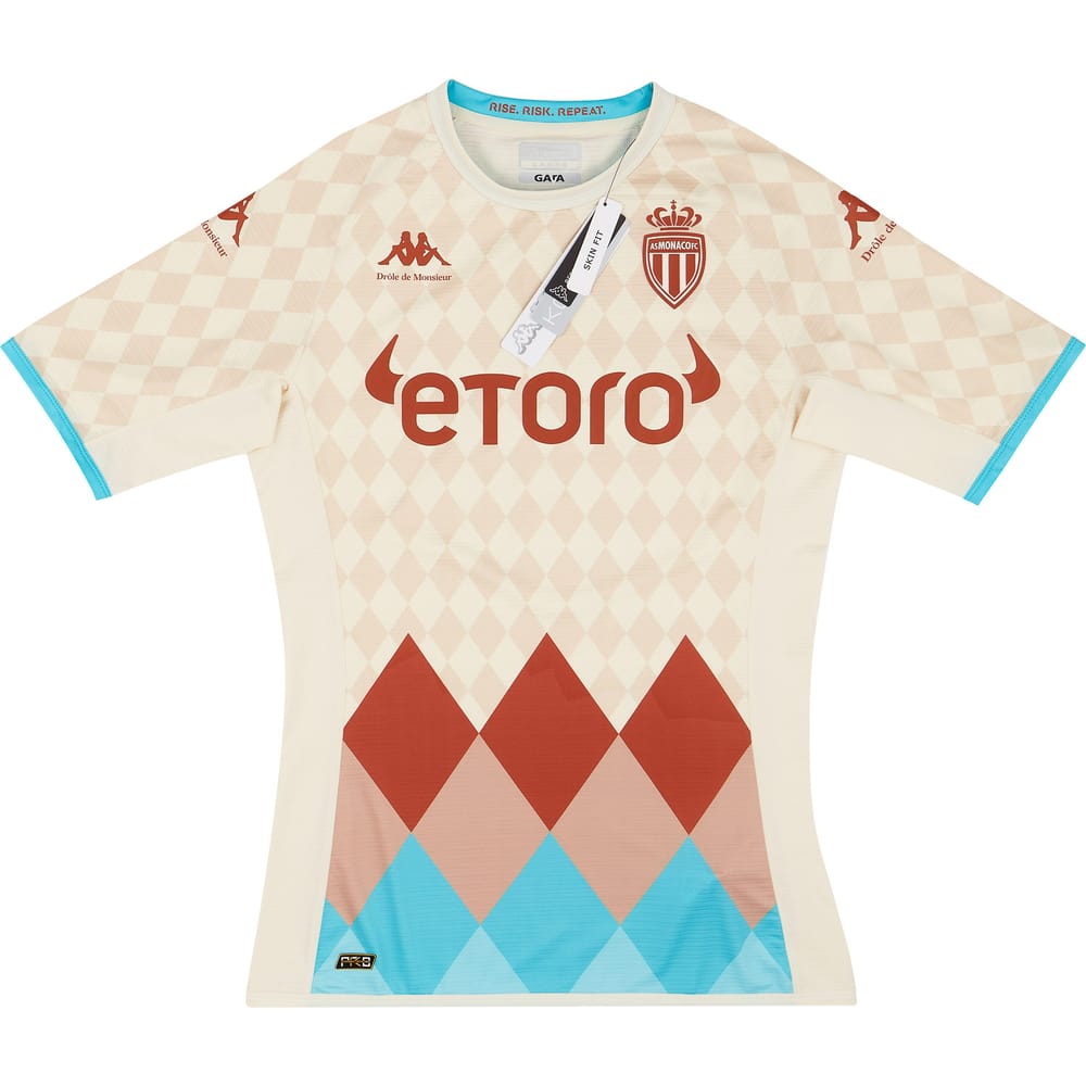 2022-23 Monaco 'Kappa x Drole de Monsieur' Fourth Shirt - NEW