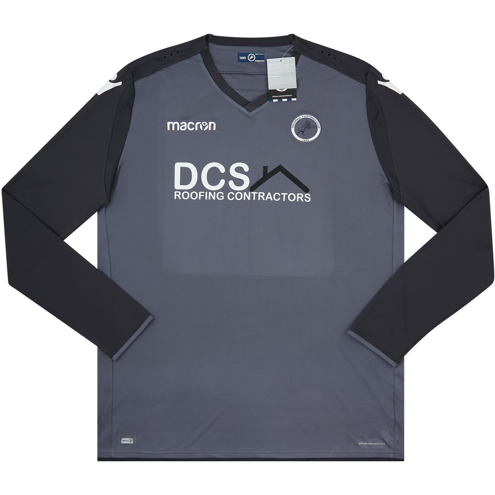 2018-19 Millwall Away L/S Shirt (6XL)