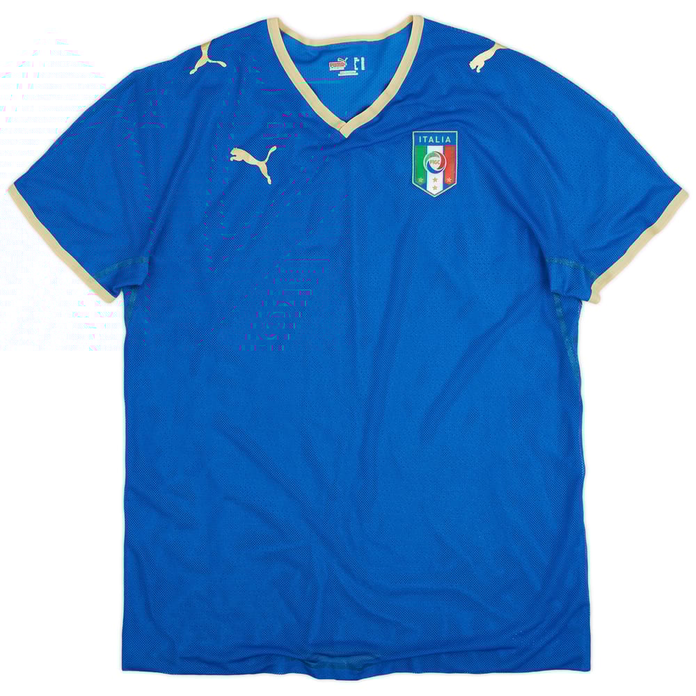 2007-08 Italy Player Issue Home Shirt - 9/10 - (XL)