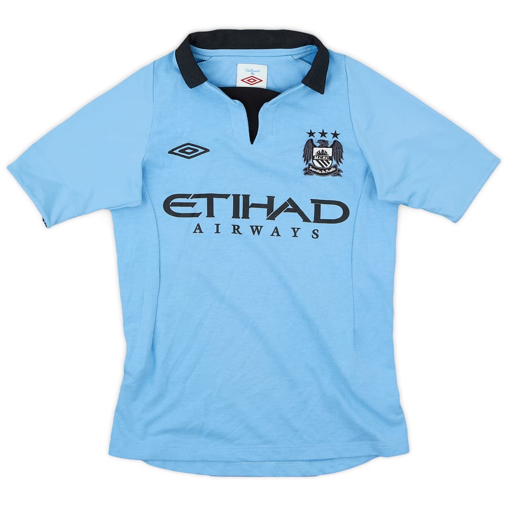 2012-13 Manchester City Home Shirt - 8/10 - (S.Boys)
