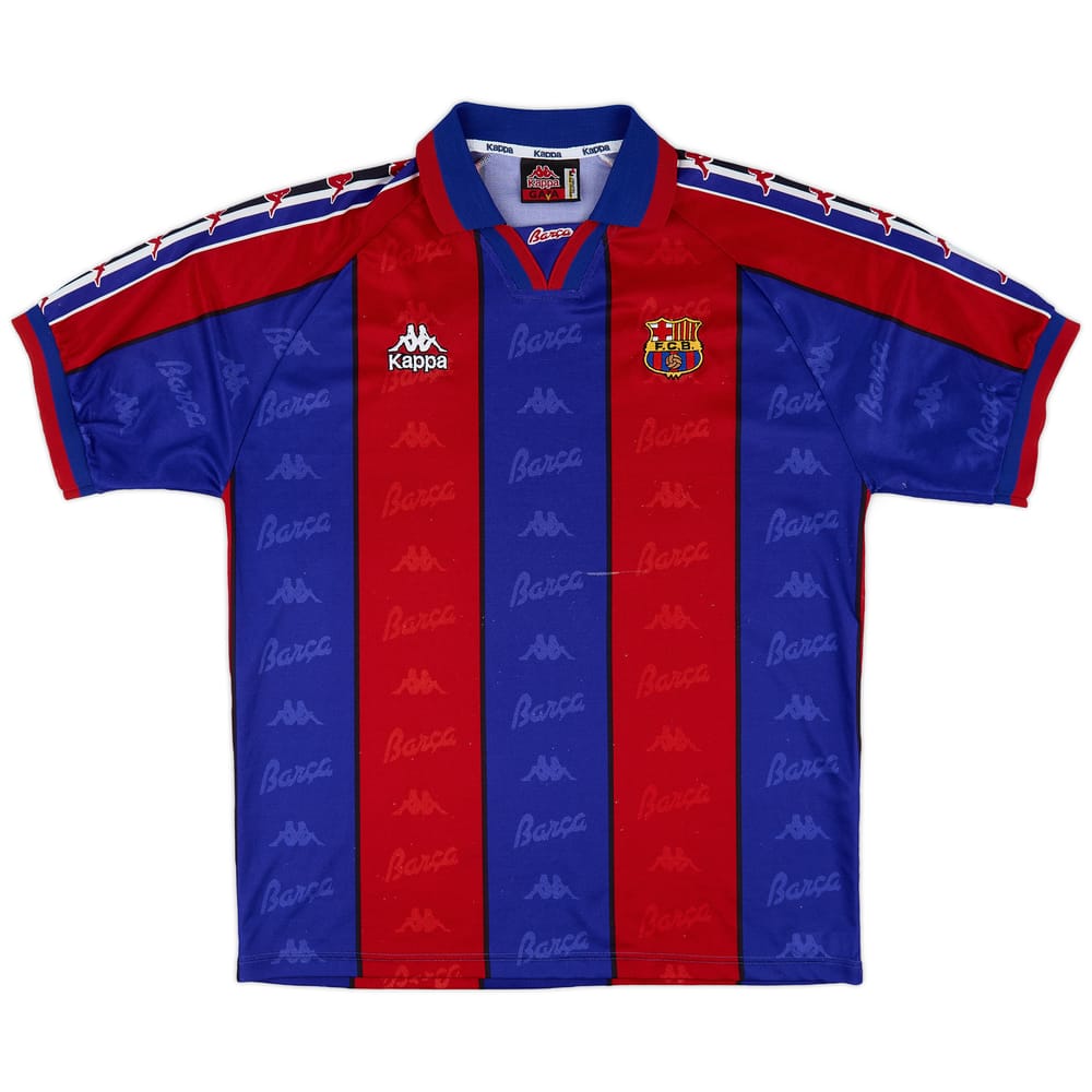 1995-97 Barcelona Home Shirt - 7/10 - (L)