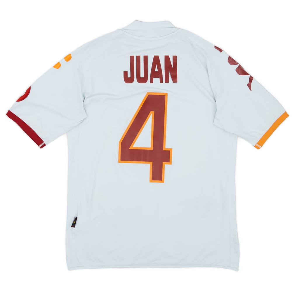 2008-09 Roma Away Shirt Juan #4 - 4/10 - (S)