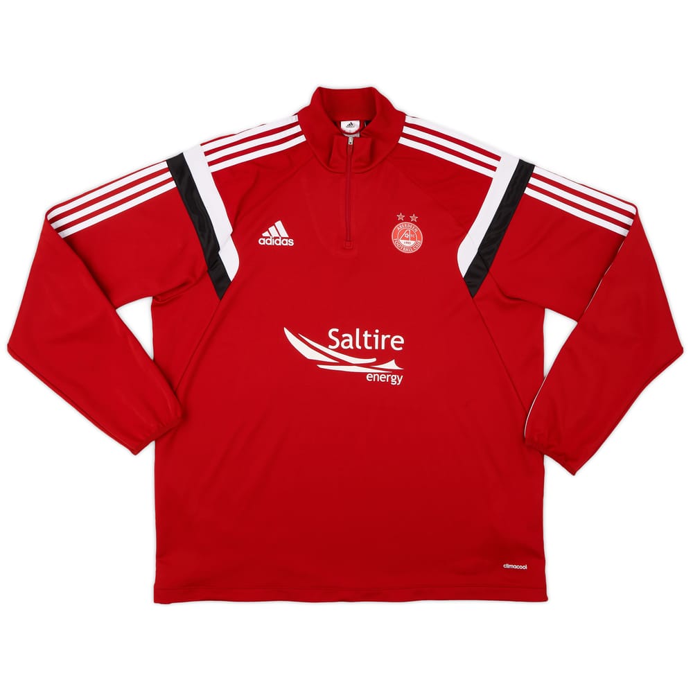 2014-15 Aberdeen adidas 1/4 Zip Training Top - 9/10 - (XXL)