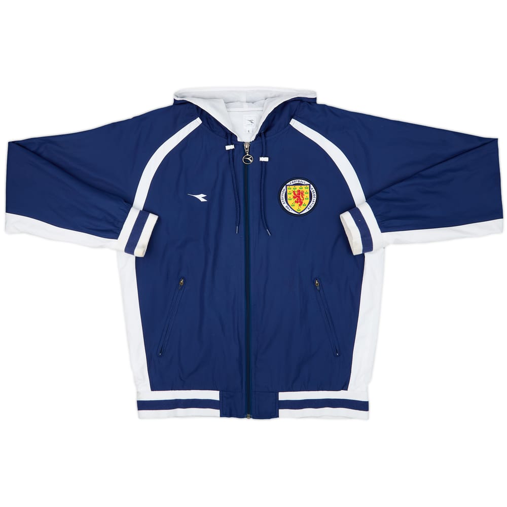 2003-05 Scotland Diadora Hooded Track Jacket - 7/10 - (L)