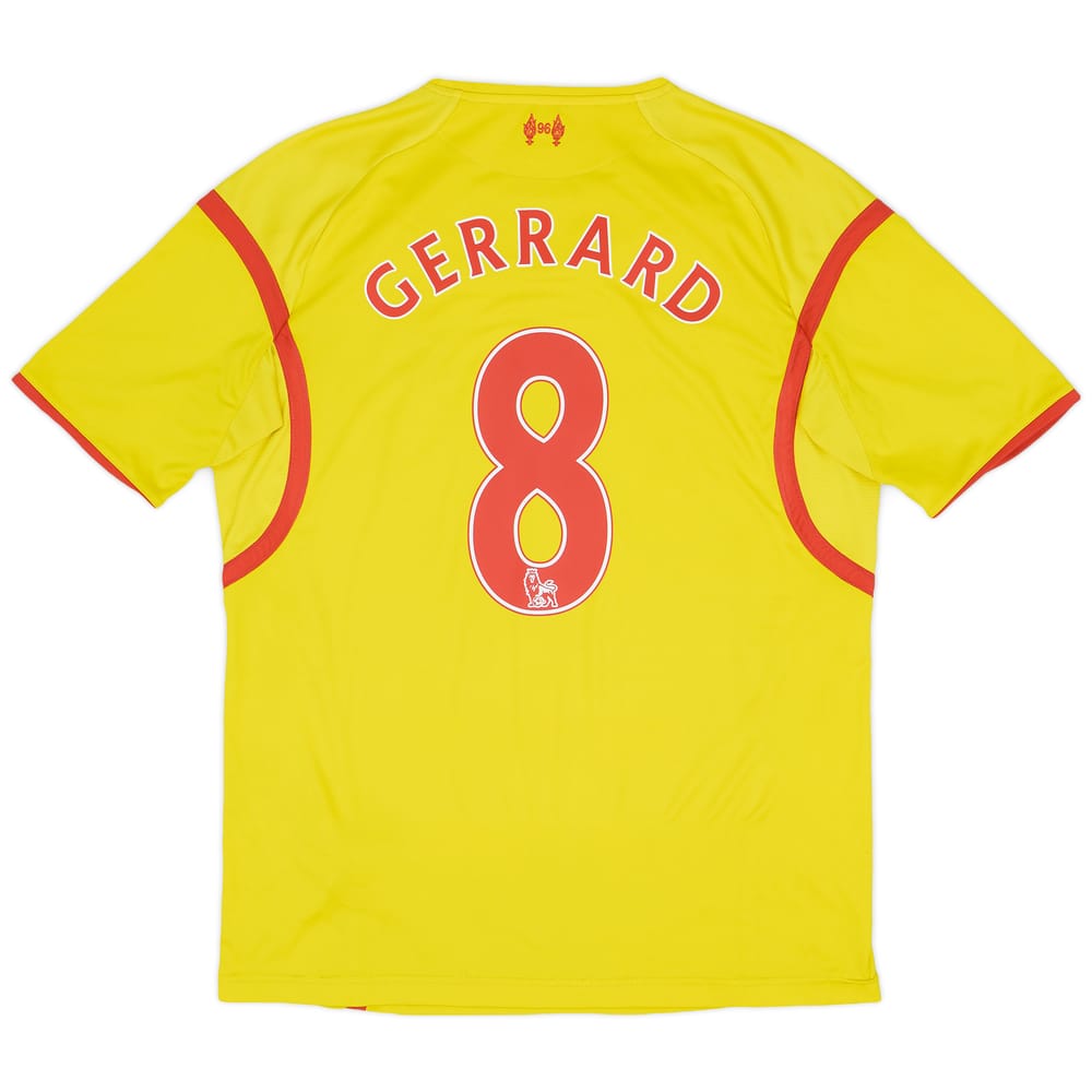 2014-15 Liverpool Away Shirt Gerrard #8 - 6/10 - (L)