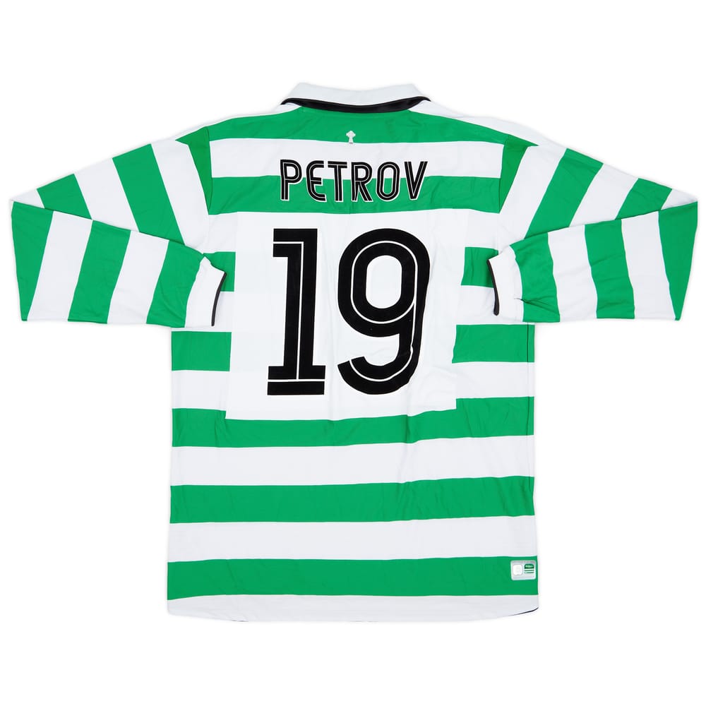 2004-05 Celtic Home L/S Shirt Petrov #19 (L)