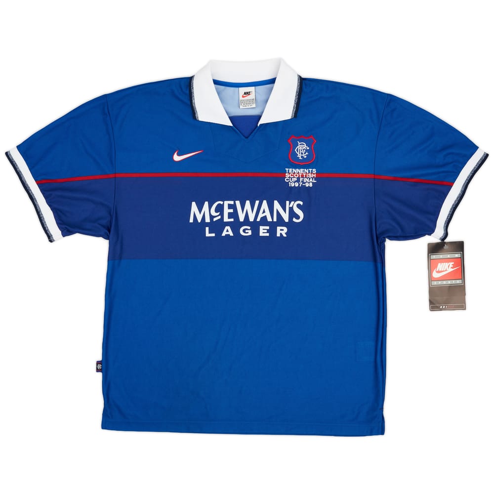 1997-99 Rangers "Scottish Cup Final 1998" Player Issue Home Shirt (XL)