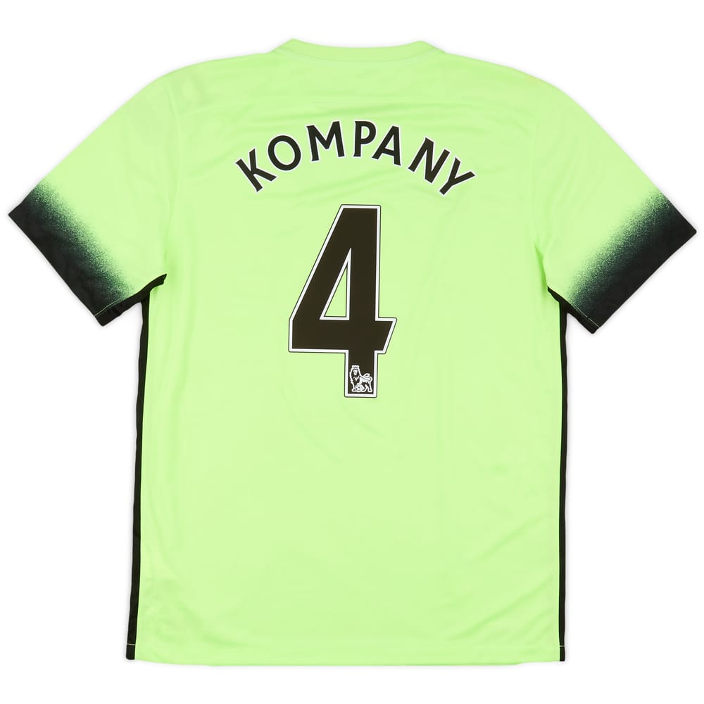 2015-16 Manchester City Third Shirt Kompany #4 (M)