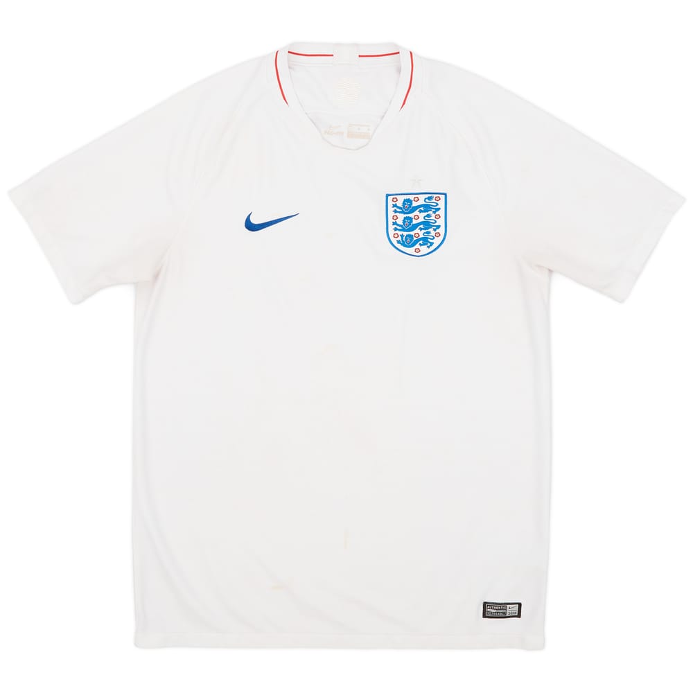 2018-19 England Home Shirt - 4/10 - (L)