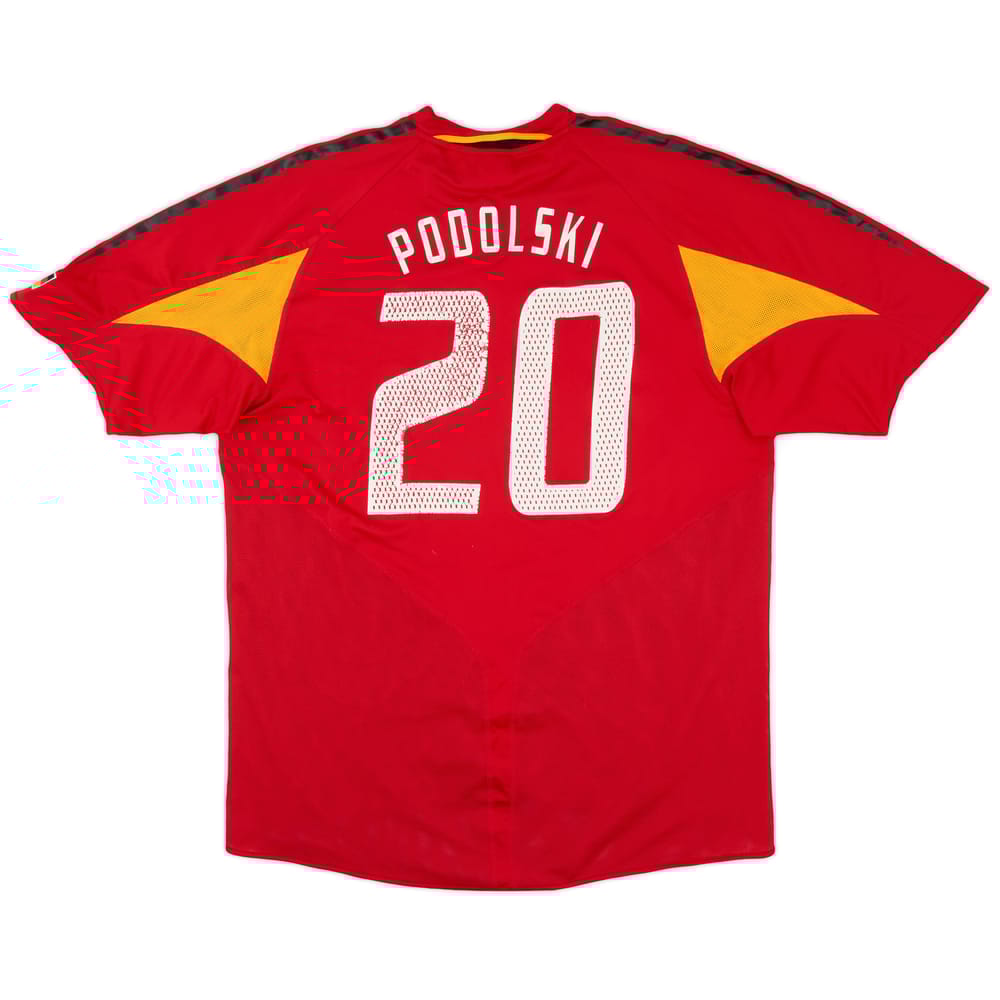 2004-06 Germany Third Shirt Podolski #20 - 6/10 - (XL)