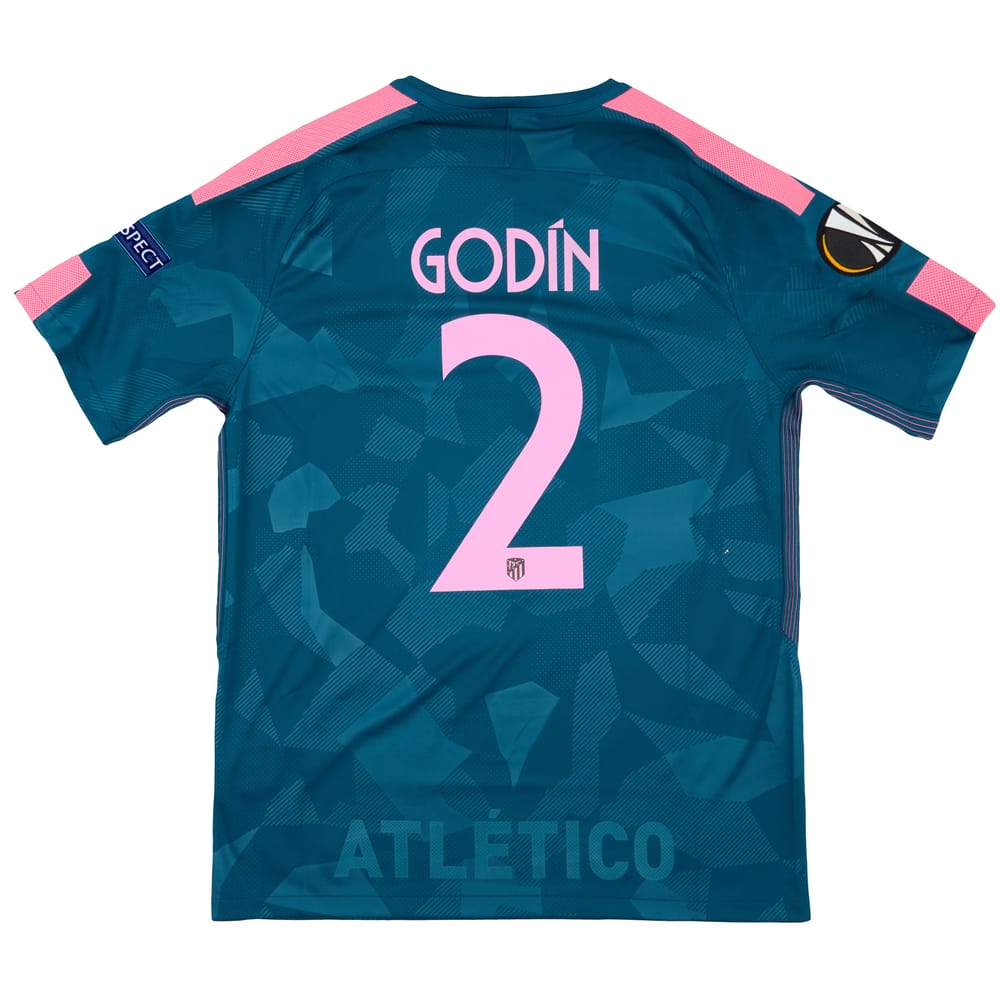 2017-18 Atletico Madrid Third Shirt Godin #2 (L)