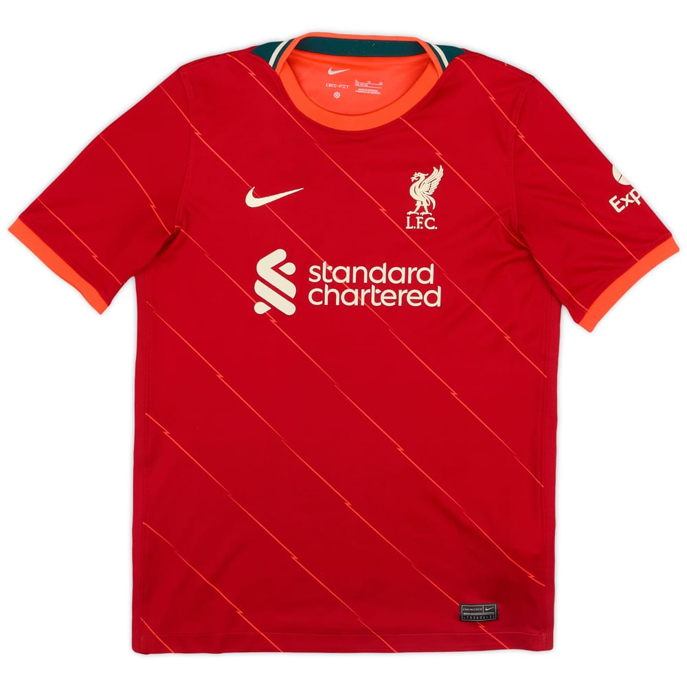 2021-22 Liverpool Home Shirt - 9/10 - (XL.Boys)