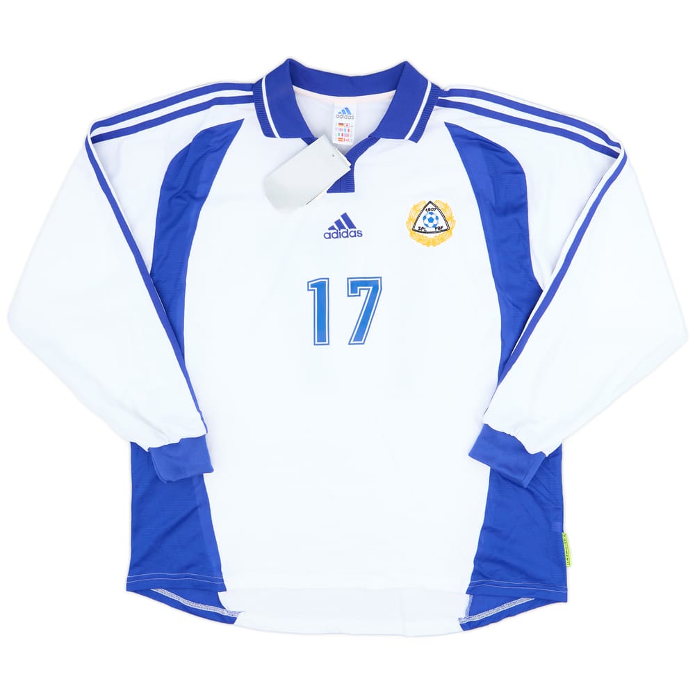 2000-02 Finland Player Issue Home L/S Shirt #17 (XL)