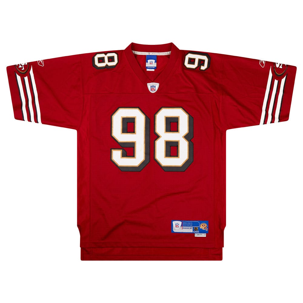 2005 San Francisco 49ers J. Peterson #98 Reebok Premier Jersey (Home) M
