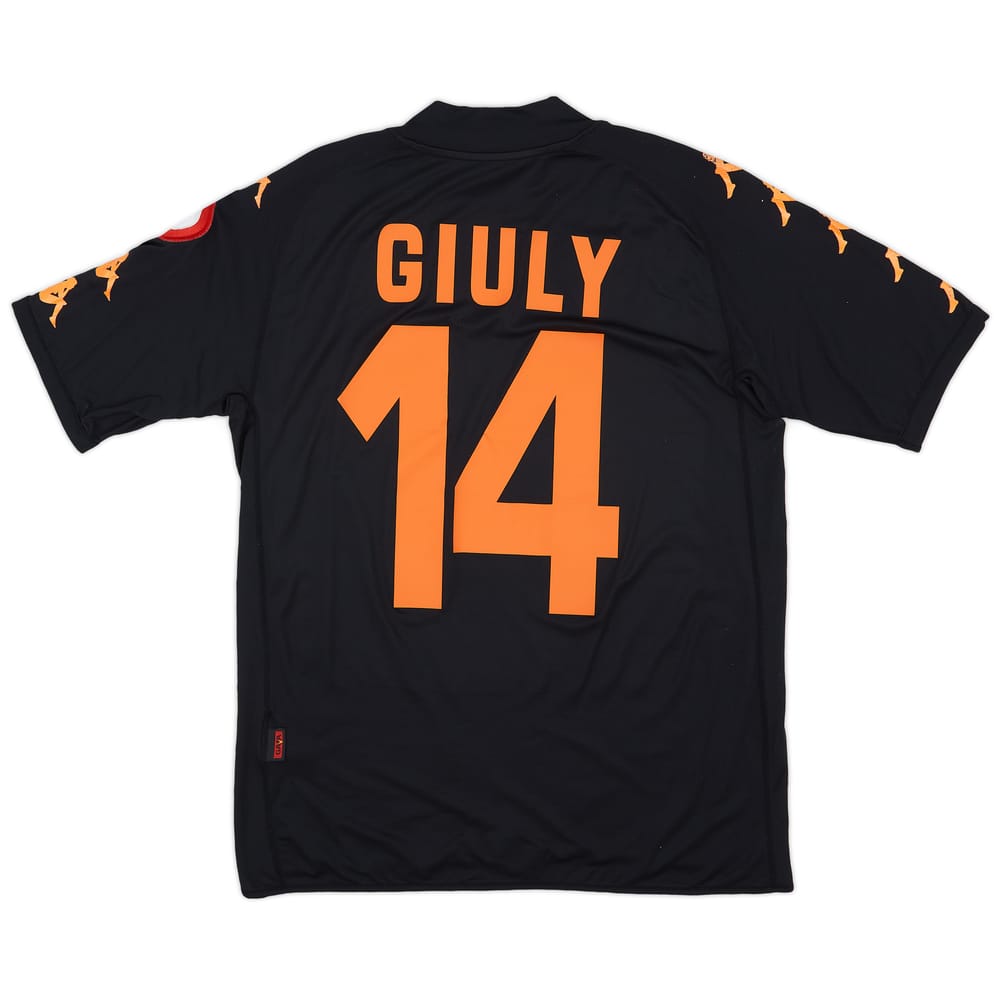 2008-09 Roma Third Shirt Giuly #14 - 5/10 - (M)